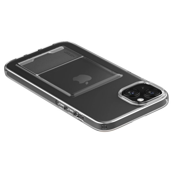 Spigen iPhone 15 Skal Crystal Slot Crystal Clear