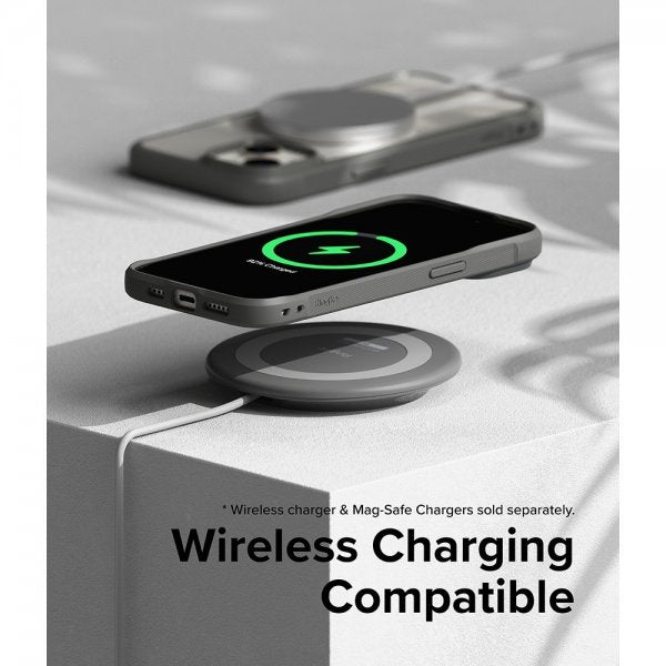Ringke iPhone 15 Skal Fusion Bold Grå