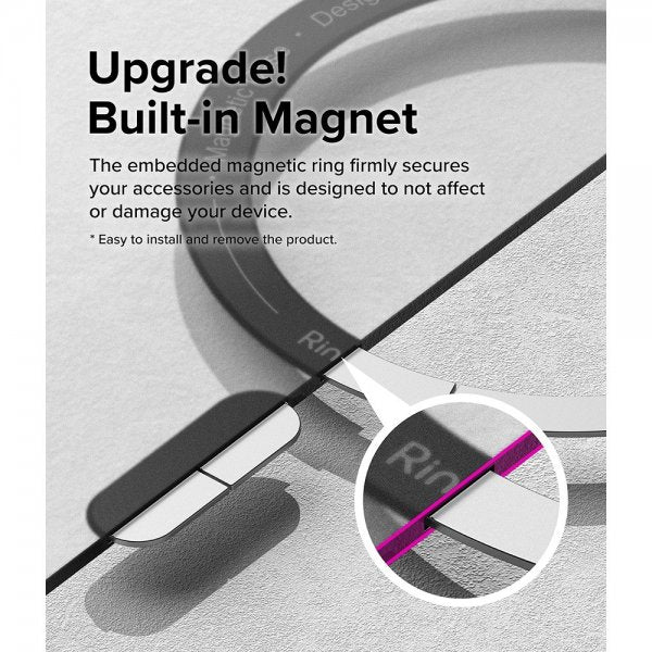 Ringke iPhone 15 Skal Fusion Bold Magnetic Matte Black