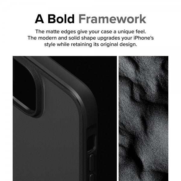 Ringke iPhone 15 Skal Fusion Bold Matte Black