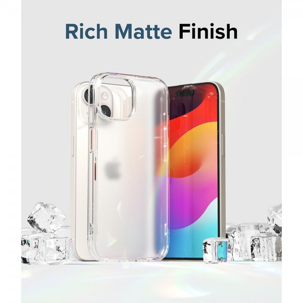 Ringke iPhone 15 Skal Fusion Matte Clear