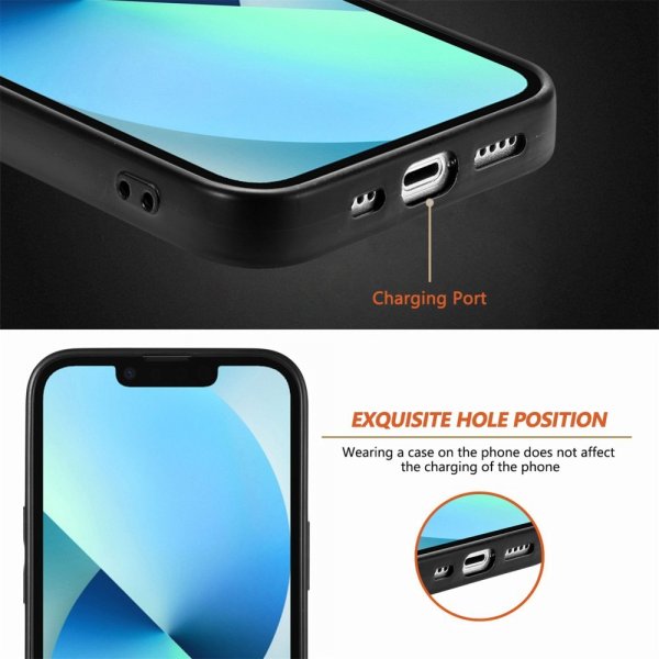 iPhone 15 Skal Kamouflage Grön