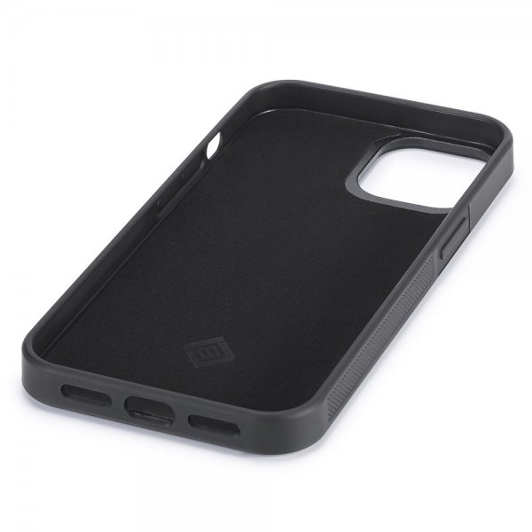 Lc.Imeeke iPhone 15 Skal Kolfibertextur Röd Stripe Svart