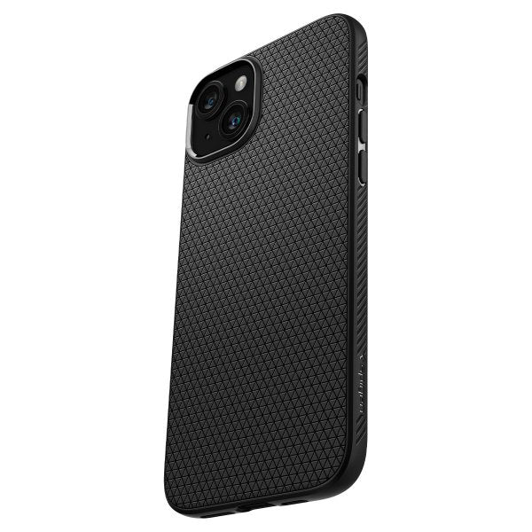 Spigen iPhone 15 Skal Liquid Air Matte Black