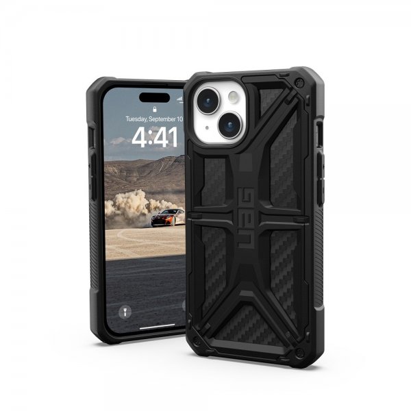 Urban Armor Gear (UAG) iPhone 15 Skal Monarch Carbon Fiber