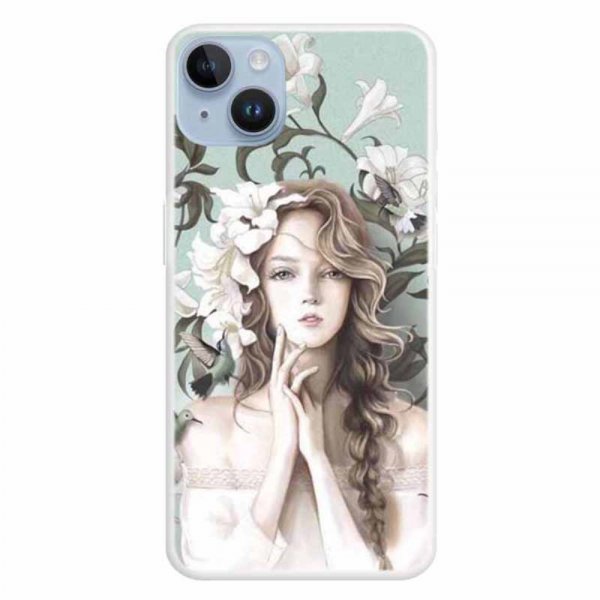 iPhone 15 Skal Motiv Blomtjej
