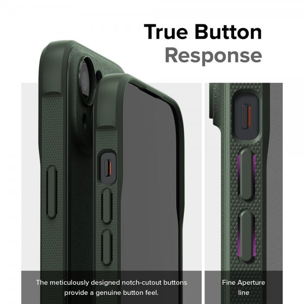 Ringke iPhone 15 Skal Onyx Dark Green