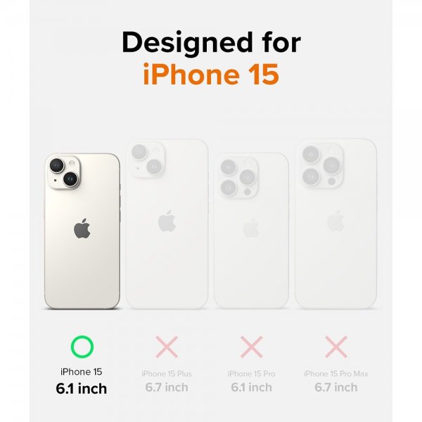 Ringke iPhone 15 Skal Onyx Design Sticker