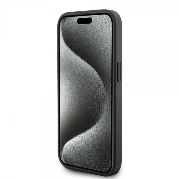 Karl Lagerfeld iPhone 15 Skal Quilted K Pattern Svart