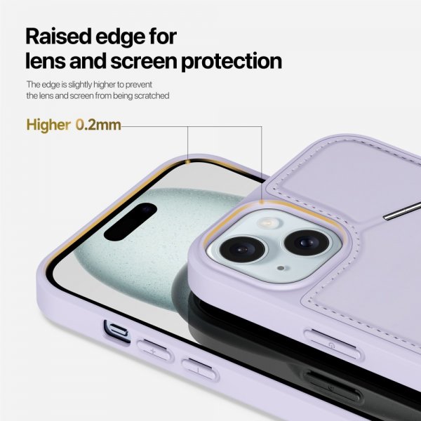 Dux Ducis iPhone 15 Skal Rafi II Series MagSafe Lila