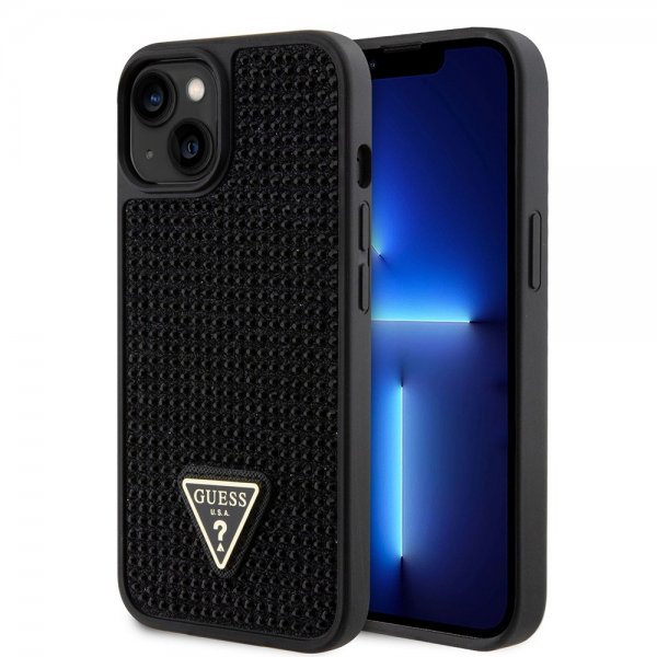 Guess iPhone 15 Skal Rhinestone Svart