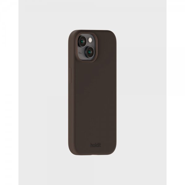holdit iPhone 13/iPhone 14 Skal Silikon Chocolate