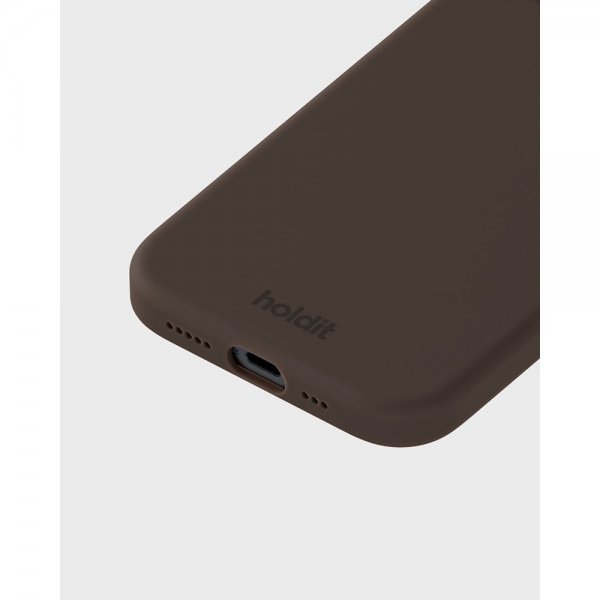 holdit iPhone 13/iPhone 14 Skal Silikon Chocolate