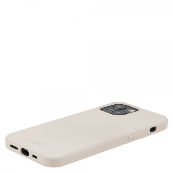 holdit iPhone 15 Skal Silikon Light Beige