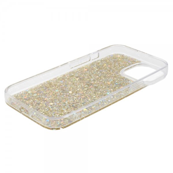 Nordic Covers iPhone 15 Skal Sparkle Series Citrine Gold