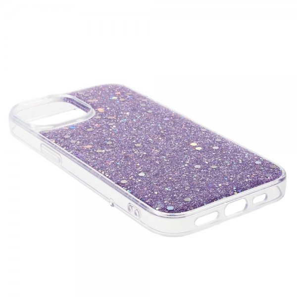 Nordic Covers iPhone 15 Skal Sparkle Series Lilac Purple