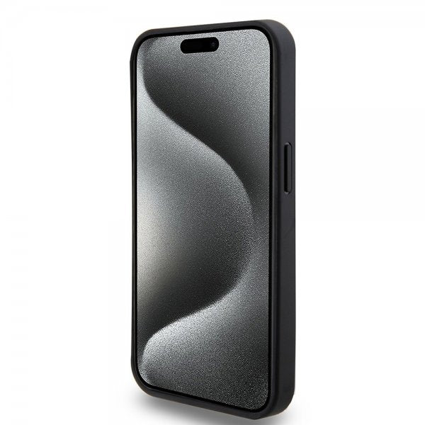 Mercedes Benz iPhone 15 Skal Star Pattern MagSafe Svart