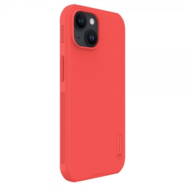 Nillkin iPhone 15 Skal Super Frosted Shield Pro Röd