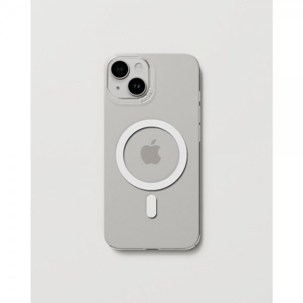 Nudient iPhone 15 Skal Thin Case MagSafe Transparent