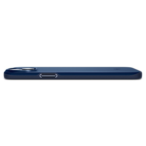 Spigen iPhone 15 Skal Thin Fit Navy Blue
