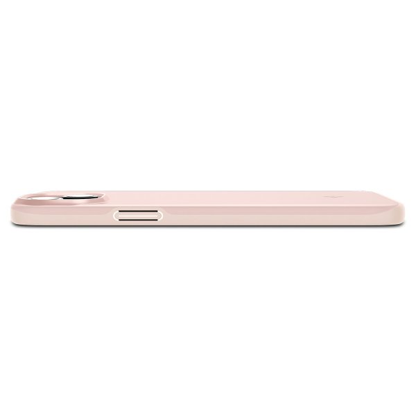 Spigen iPhone 15 Skal Thin Fit Pink Sand