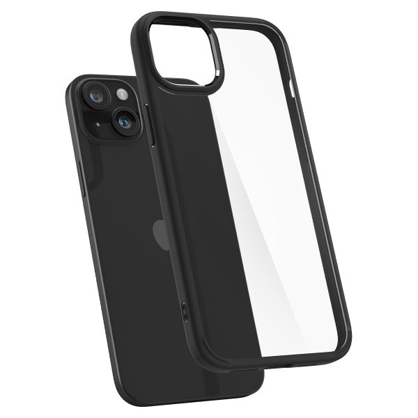 Spigen iPhone 15 Skal Ultra Hybrid Matte Matte Black