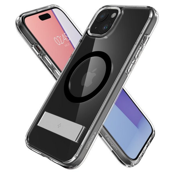Spigen iPhone 15 Skal Ultra Hybrid S MagFit Svart