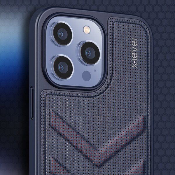 X-Level iPhone 15 Skal V-shape Svart