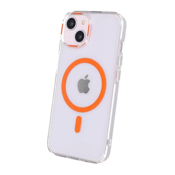 iPhone 15 Skal TPU MagSafe Orange