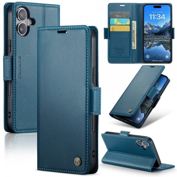 CaseMe iPhone 16 Fodral 023 Series Blå