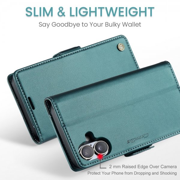 CaseMe iPhone 16 Fodral 023 Series Grön