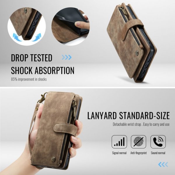 CaseMe iPhone 16 Fodral C30 Series Brun