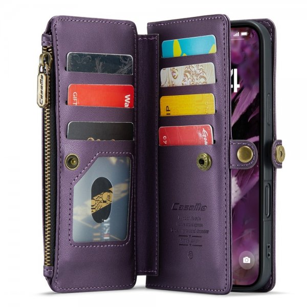 CaseMe iPhone 16 Fodral C36 Series Lila