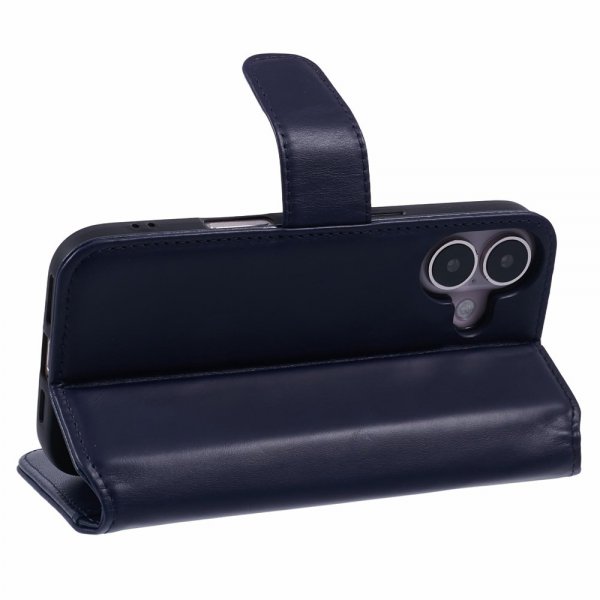 Nordic Covers iPhone 16 Fodral Essential Leather Heron Blue