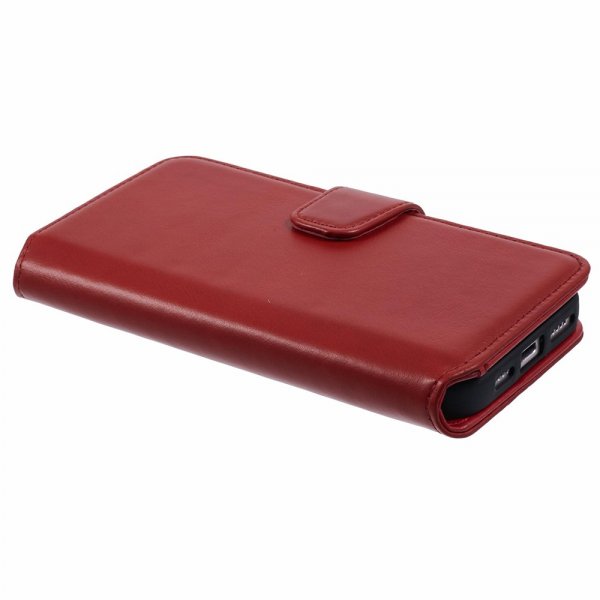 Nordic Covers iPhone 16 Fodral Essential Leather Poppy Red
