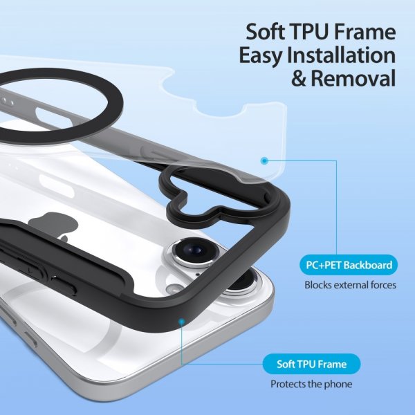 Dux Ducis iPhone 16 Fodral Skin X Pro Series MagSafe Svart