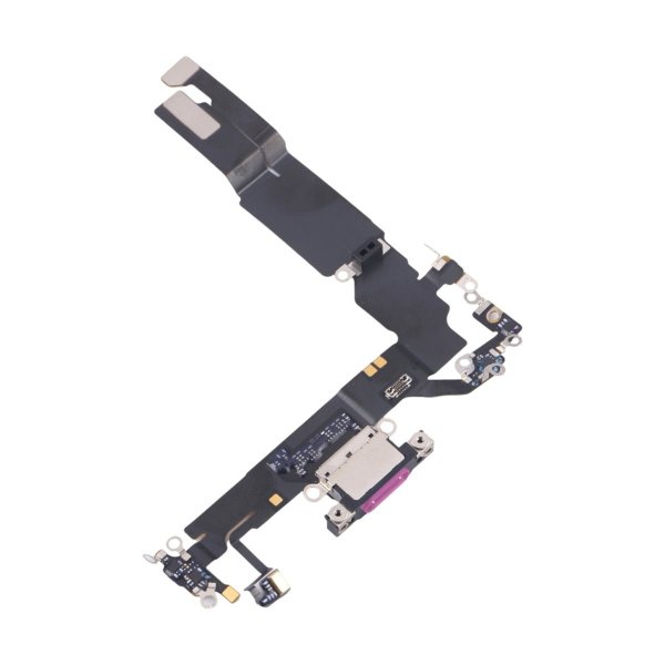 iPhone 16 Laddningskontakt Flexkabel Original - Lila