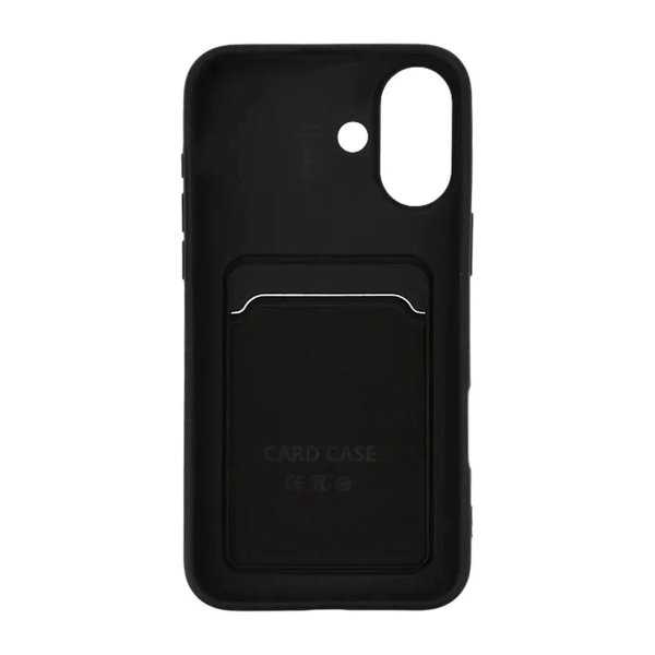 iPhone 16 Skal Korthållare Svart