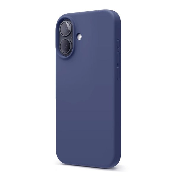 Rvelon iPhone 16 Skal Silikon Blå