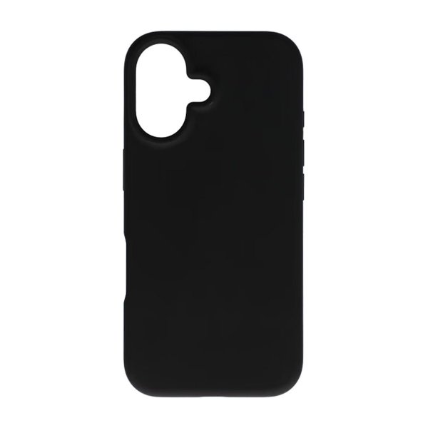 iPhone 16 Skal Silikon Svart