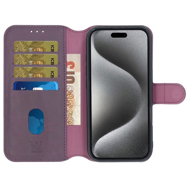 Rvelon iPhone 16 Fodral Magnetiskt Avtagbart Skal Lila