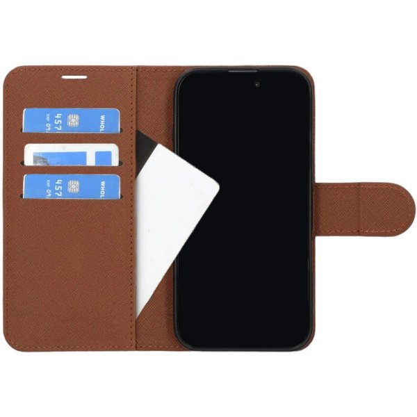 iPhone 16 Plus Fodral med Stativ Brun
