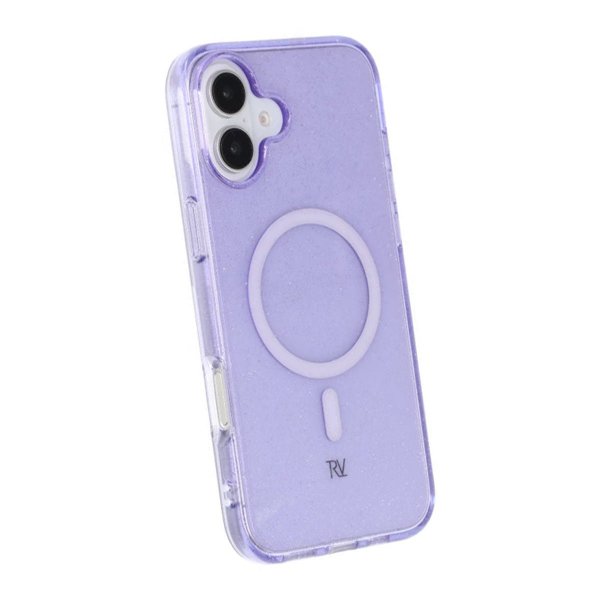Rvelon iPhone 16 Plus Skal Glitter MagSafe Lila