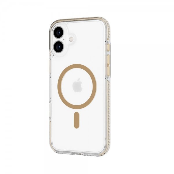 Tech21 iPhone 16 Plus Skal EvoCrystal MagSafe Guld