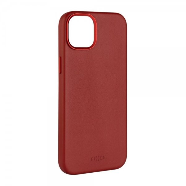 Fixed iPhone 16 Plus Skal MagLeather Röd
