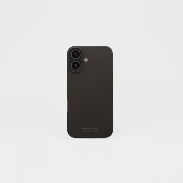 MobileFriend iPhone 16 Plus Skal Silikon Svart
