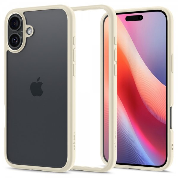 Spigen iPhone 16 Plus Skal Ultra Hybrid Mute Beige
