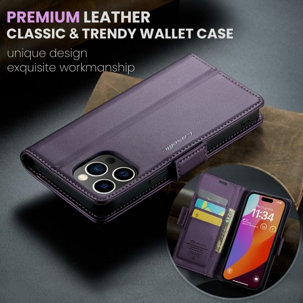 CaseMe iPhone 16 Pro Fodral 023 Series Lila