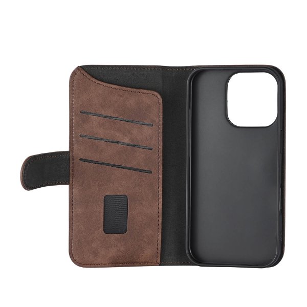 Gear iPhone 16 Pro Fodral 3 Kortfack Brun