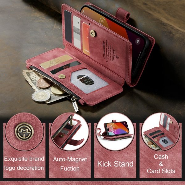 CaseMe iPhone 16 Pro Fodral C30 Series Röd